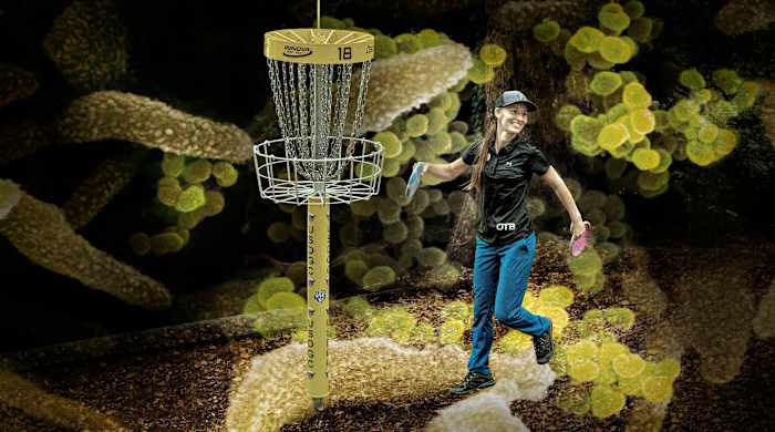 Photo Illustration by Dan Larkin; Courtesy of Alyssa Van Lanen/PDGA
